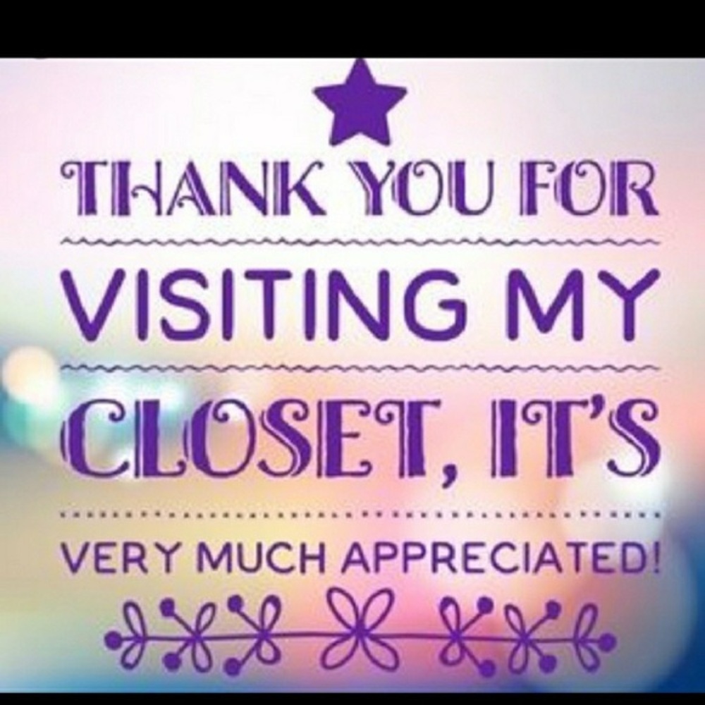 Welcome to my closet!